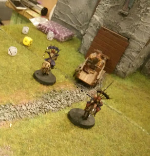 The final turn and the cart reaches the castle - just! The final turn and the cart reaches the castle - just!