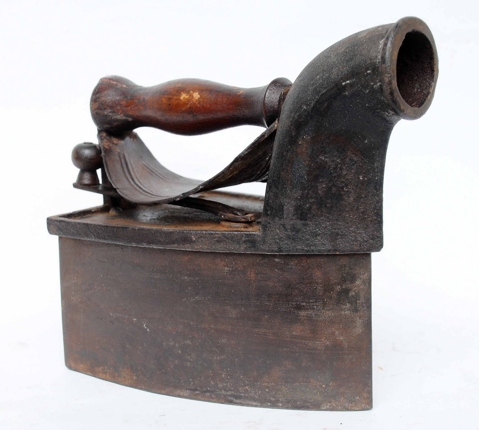 Old Vintage Gallery Antique Charcoal Iron Circa 1850