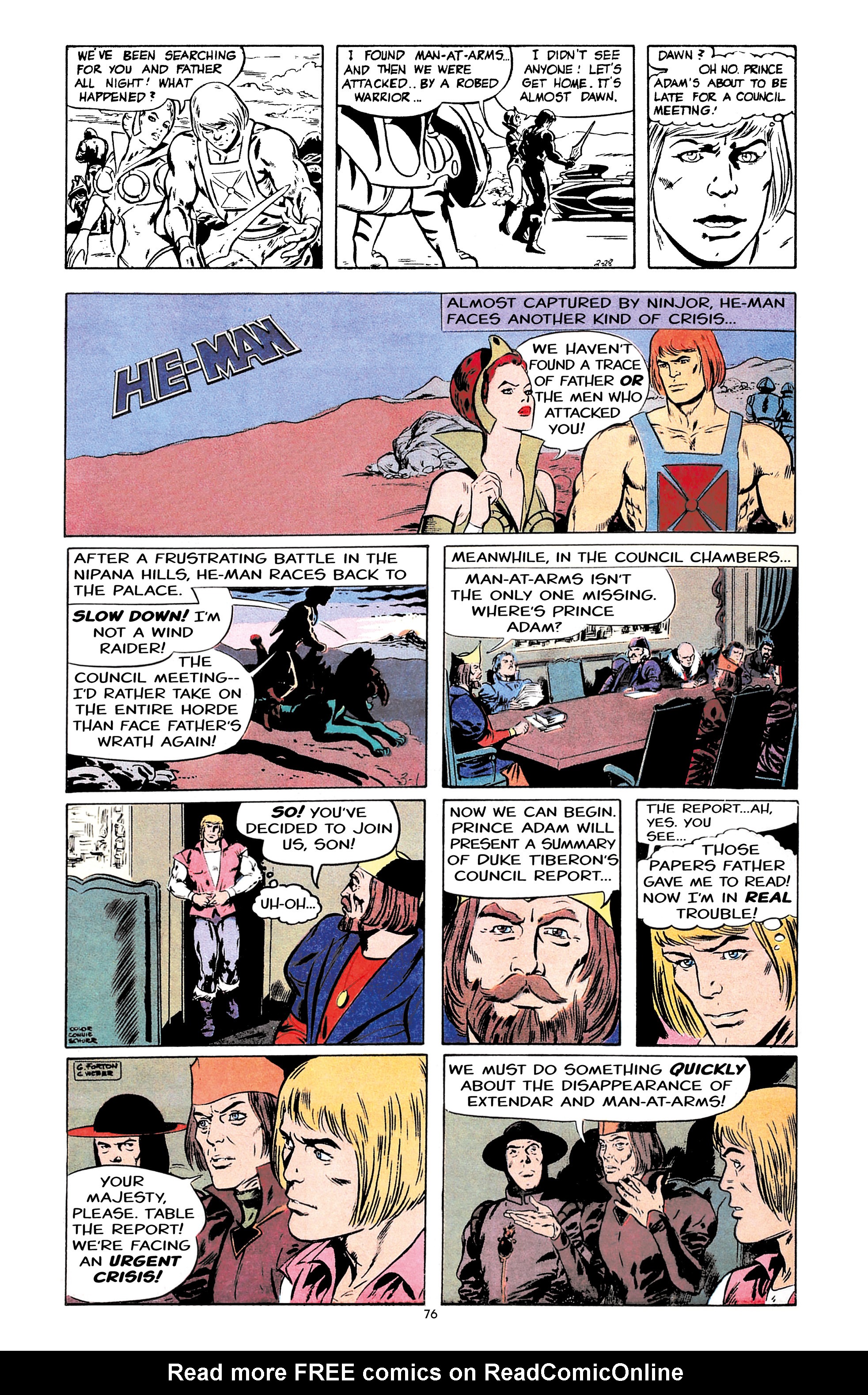 Read online He-Man and the Masters of the Universe: The Newspaper Comic Strips comic -  Issue # TPB (Part 1) - 76