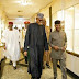 President Buhari Meets His Family as He Returns from London Vacation (Photos)
