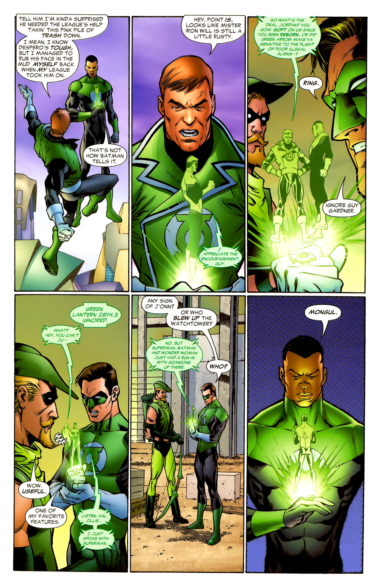 Read online Green Lantern (2005) comic -  Issue #7 - 8
