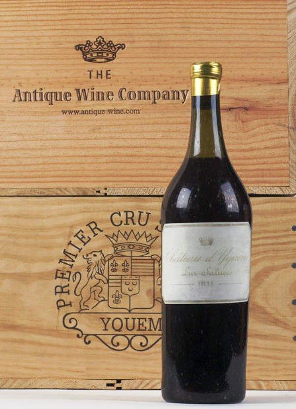 Completamente seco ganso El sendero Anna y su mesa: Burdeos Château d'Yquem de 1811, el Vino Blanco mas caro  del Mundo