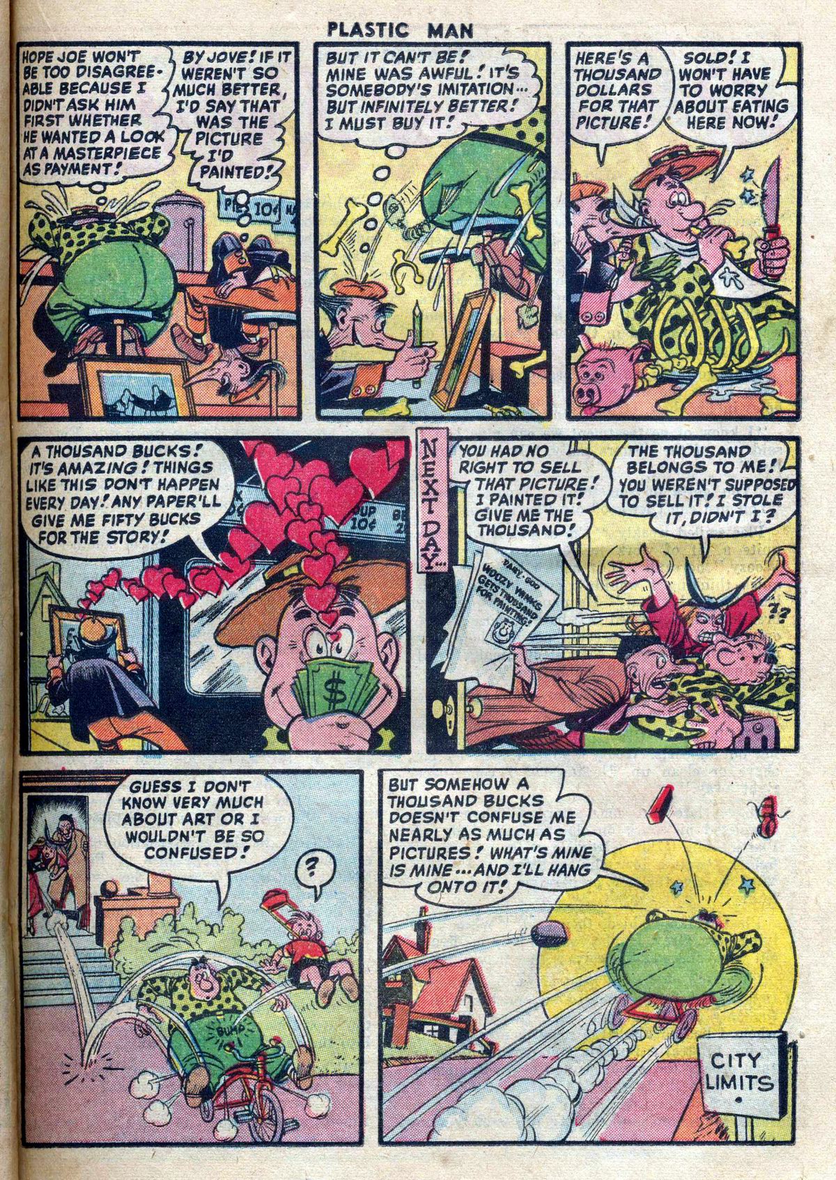 Read online Plastic Man (1943) comic -  Issue #17 - 21