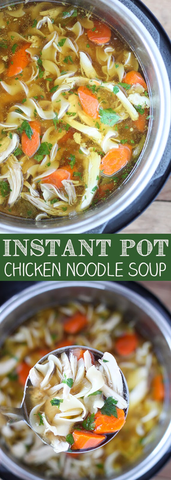 Instant Pot Chicken Noodle Soup