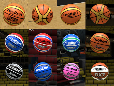 NBA 2K13 Molten Ball Mod Patch Pack