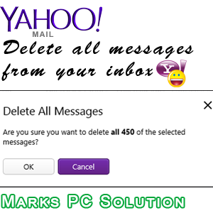 How to Delete All Emails from Yahoo