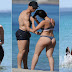 Photos of Cristiano Ronaldo and girlfriend Georgina Rodriguez at the beach
