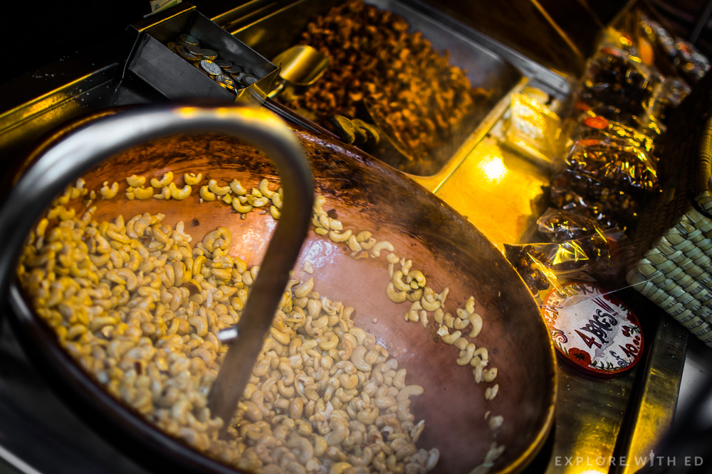 Roasted nuts Bath Christmas Market