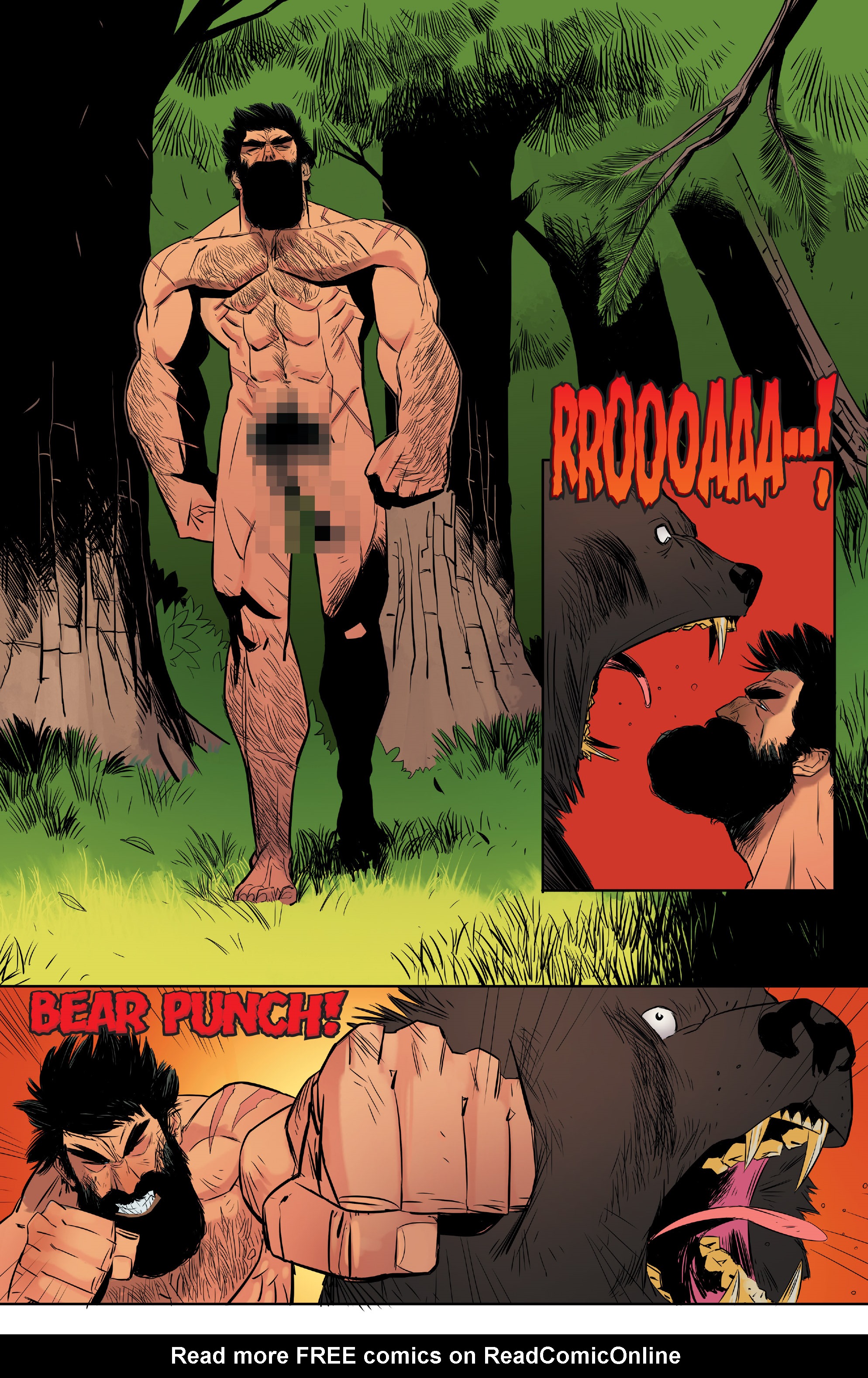 Read online Shirtless Bear-Fighter! comic -  Issue #1 - 7