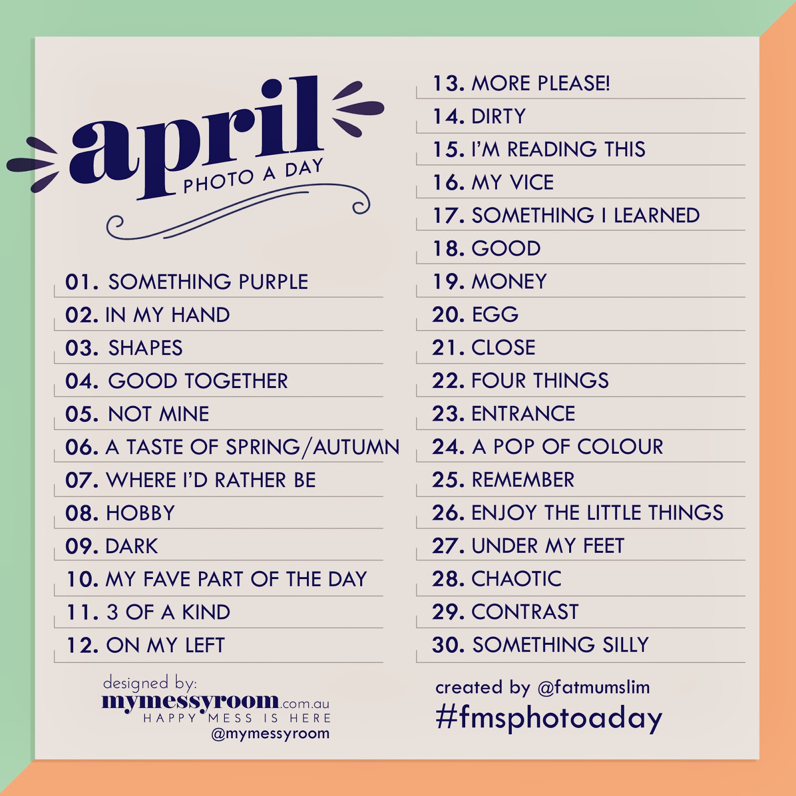 Sandy s Motherhood Blog April 2014 Photo A Day Challenge Sandy s Motherhood Blog April 2014 Photo A Day Challenge