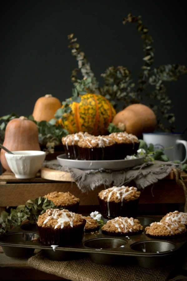 Top 10 Superalimentos: La Calabaza- Receta de Muffins de Calabaza con Streusel 