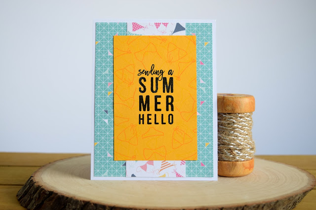 Summer Card by Jess Crafts featuring Simon Says Stamp July 2017 Kit #simonsaysstamp #echoparkpaper