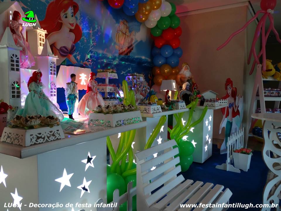 Tema A Pequena Sereia (Ariel) Decoraç u00e3o de festa infantil Festa Infantil Lugh -> Decoração De Pequena Sereia Simples Tema A Pequena Sereia (Ariel) Decoraç u00e3o de festa infantil Festa Infantil Lugh -> Decoração De Pequena Sereia Simples