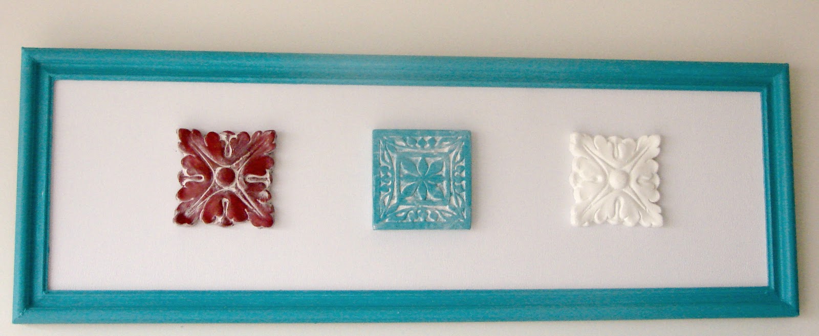 Sencillo y artesanal. Cuadritos de mosaicos