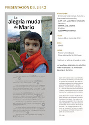 Presentación en Pamplona del libro La alegría muda de mario