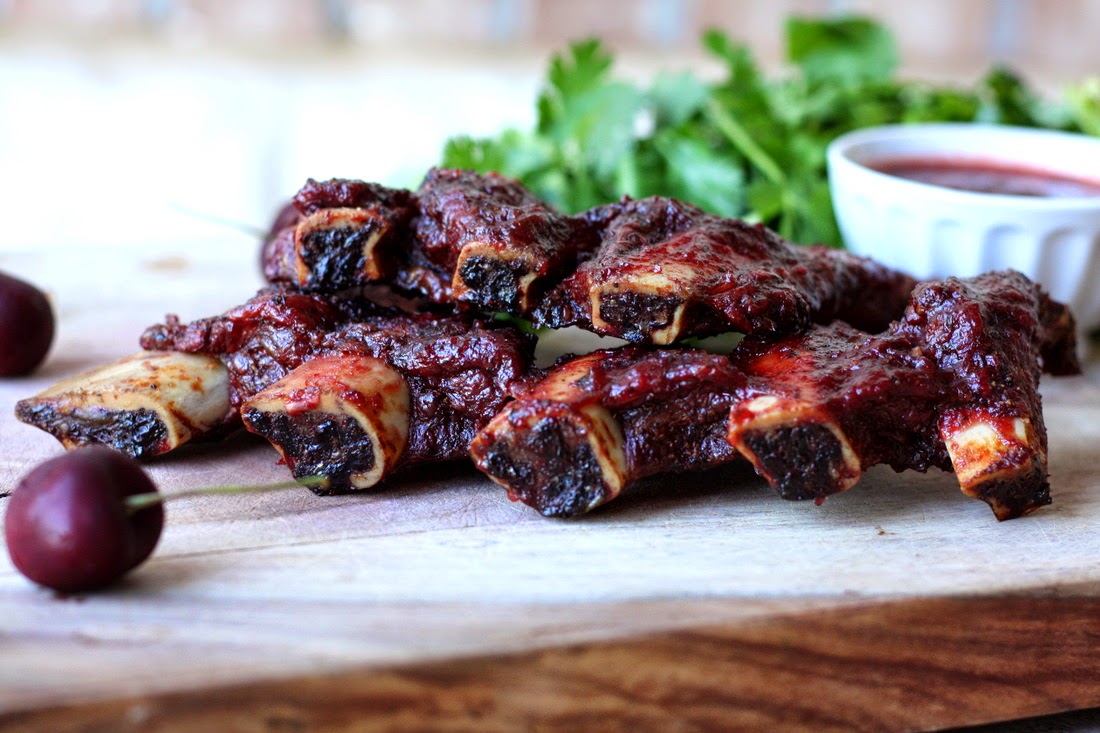 Recipes Cook Ideas Smoked Beef Ribs With Cherry Jalapeno BBQ Sauce Recipe
