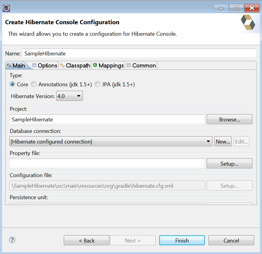 Heck Tech Hibernate Tutorial using Gradle Build System