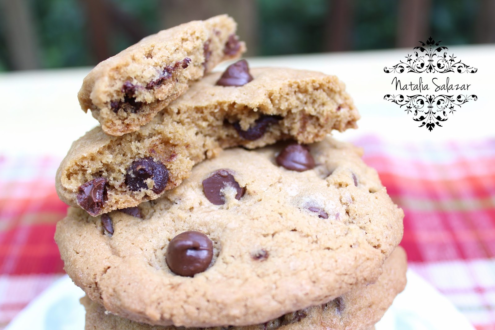 Receta Galletas de CHISPAS DE CHOCOLATE| Chocolate chips cookies | Natalia  Salazar