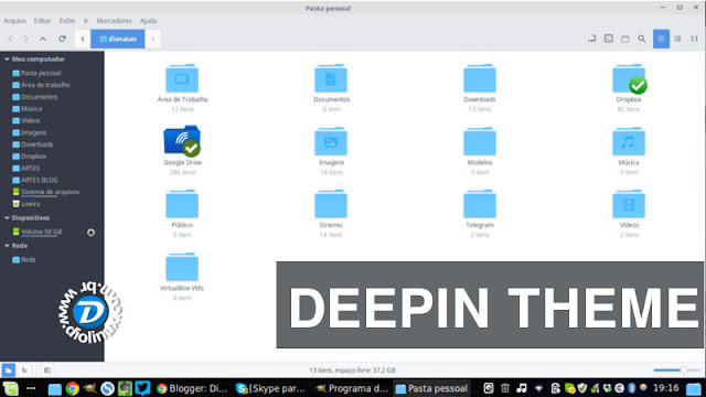 Deepin Linux Theme para Ubuntu e Linux Mint Deepin Linux Theme para Ubuntu e Linux Mint