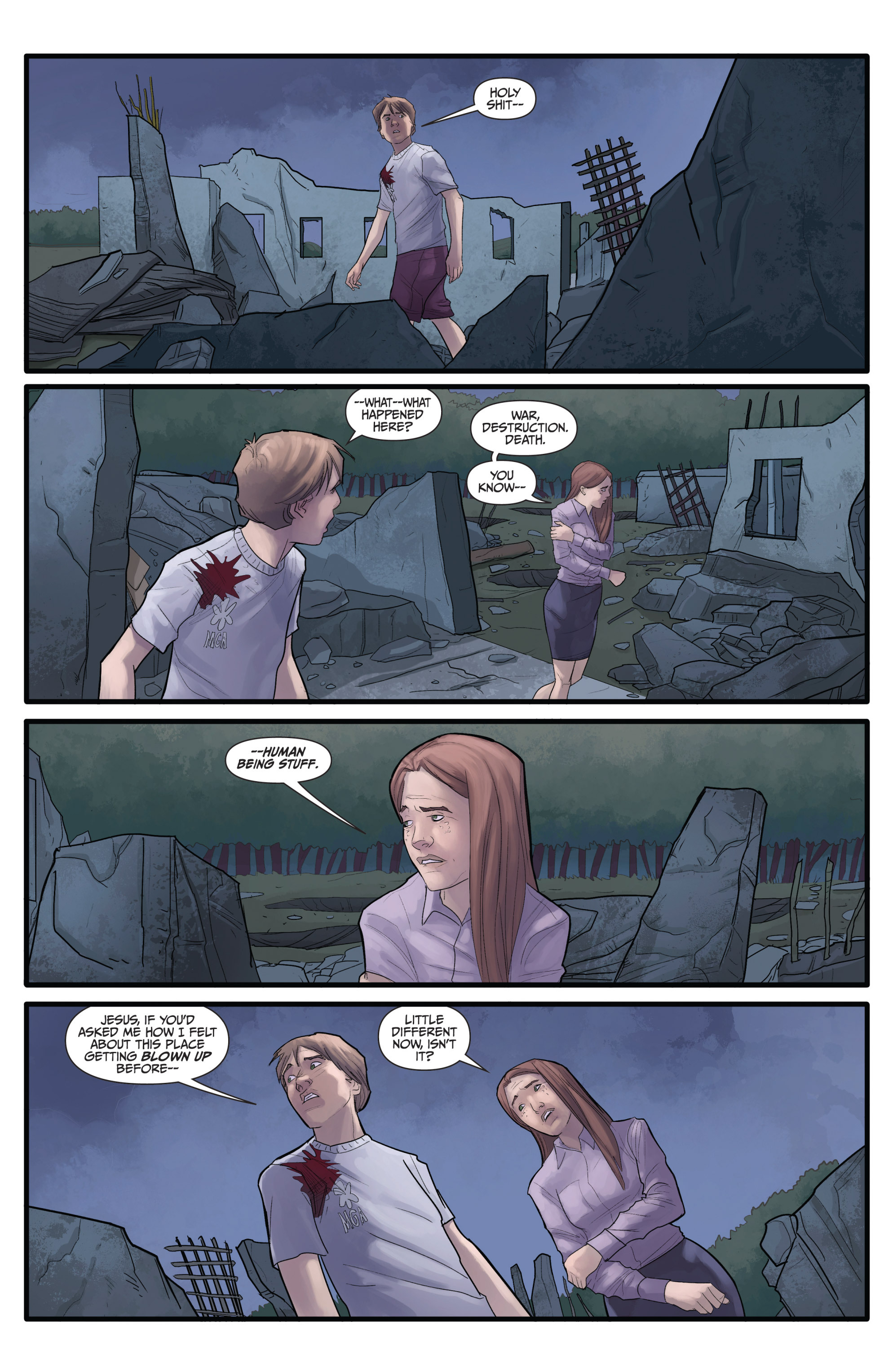 Read online Morning Glories comic -  Issue #27 - 31