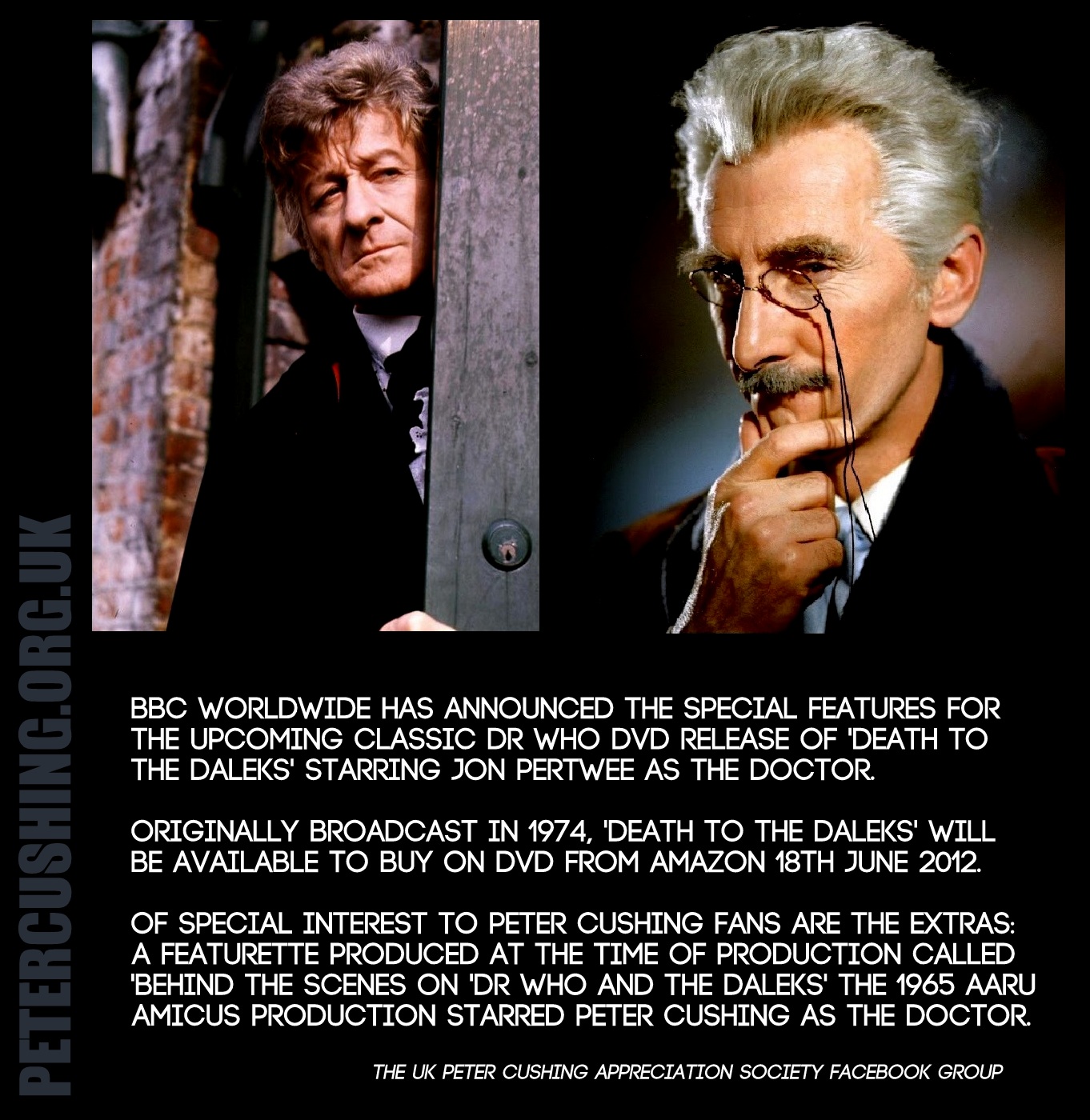 (PCASUK) NEWS RARELY SEEN PETER CUSHING