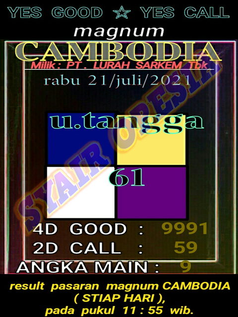 Syair Sdy Hari Ini Rabu 21 Juli 2021 Opesia Official