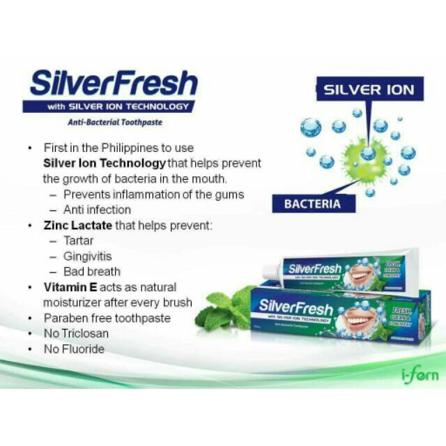 iFERN PRODUCTS iFERN SILVER FRESH Toothpaste