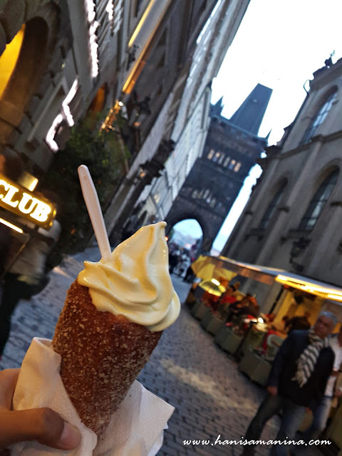 Trdelník Ice Cream - Dessert Yang Popular di Prague, Czech