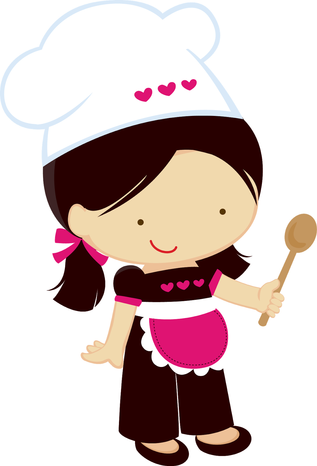 free clipart of girl cooking - photo #12