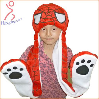 spiderman hats with paws