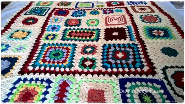granny sampler blanket lap blanket granny squares cal pretty easy free pattern
