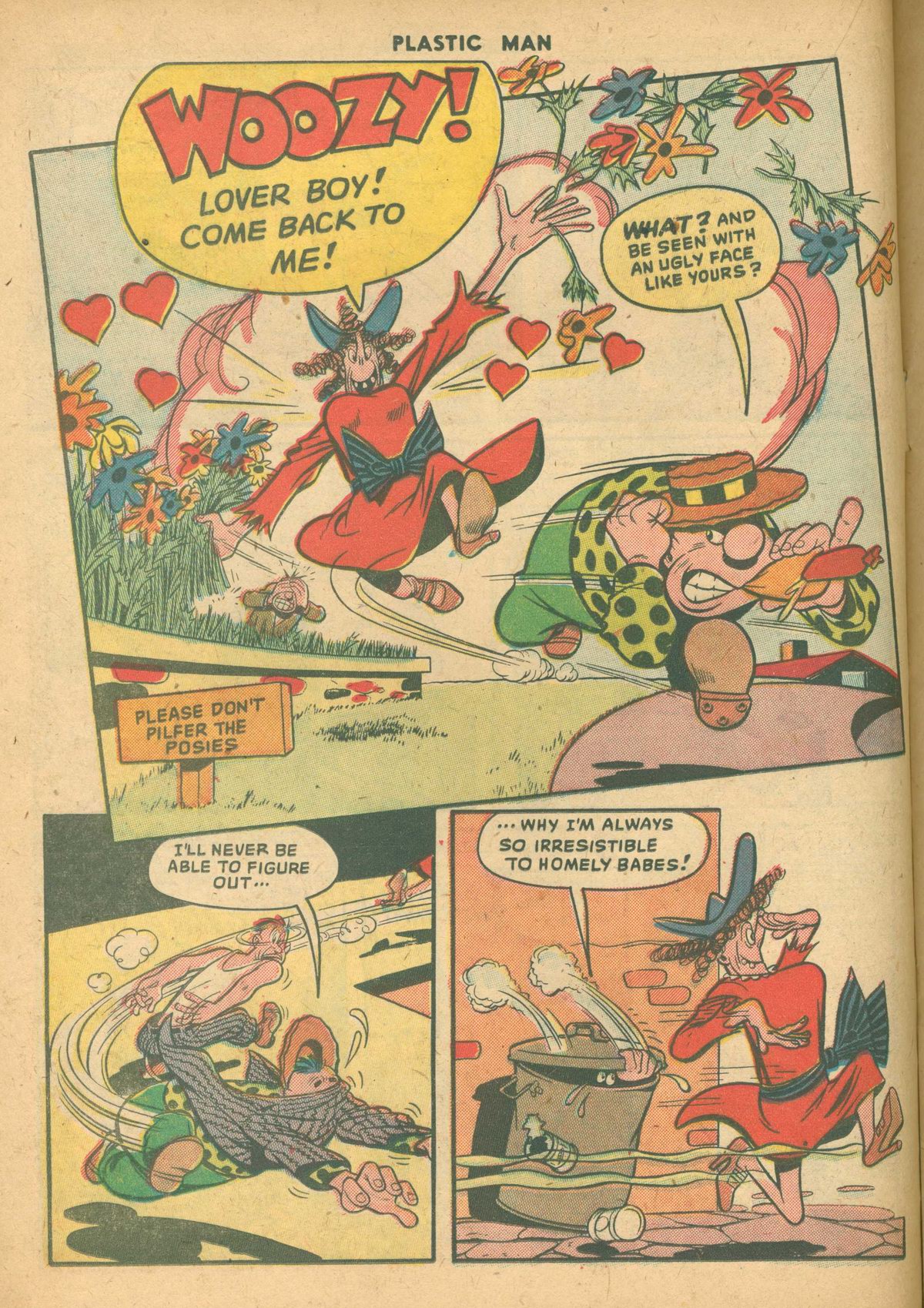 Read online Plastic Man (1943) comic -  Issue #21 - 16