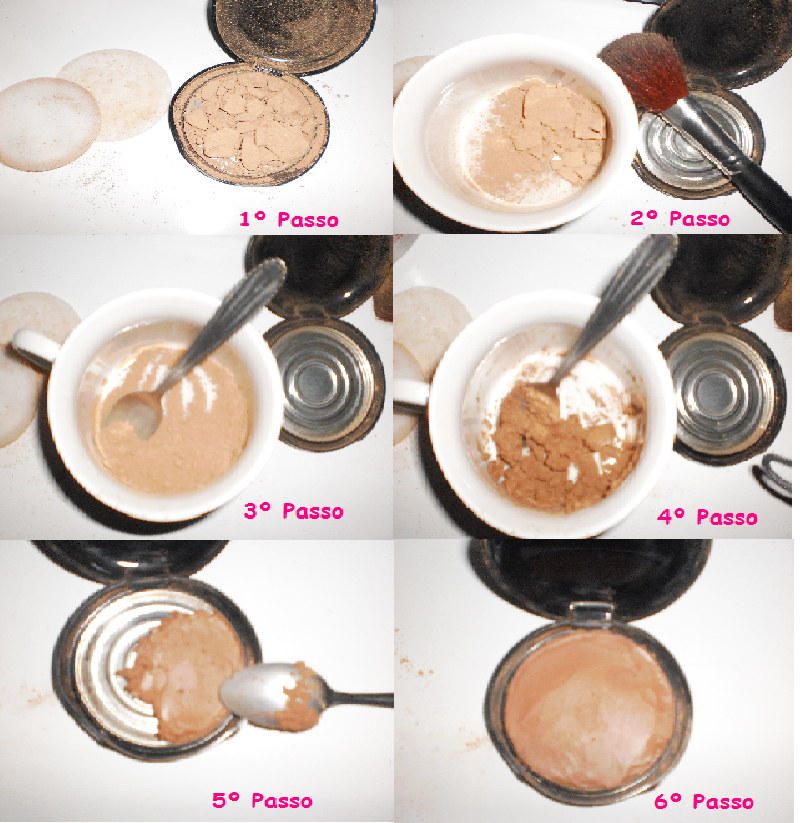 Dicas de Maquiagem Gêmeos Maquiadores Como recuperar seu pó compacto