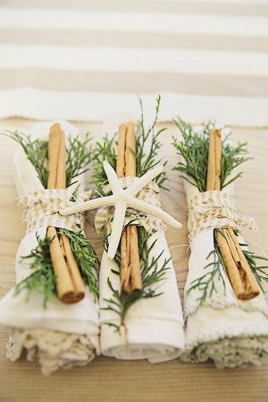 Guardanapos Para a Ceia de Natal Guardanapos Para a Ceia de Natal