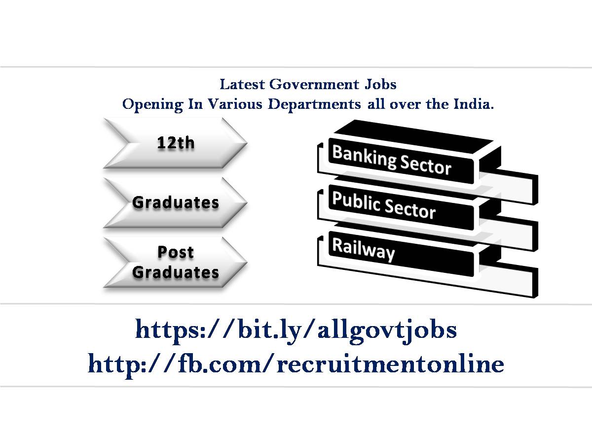 All the government jobs in india