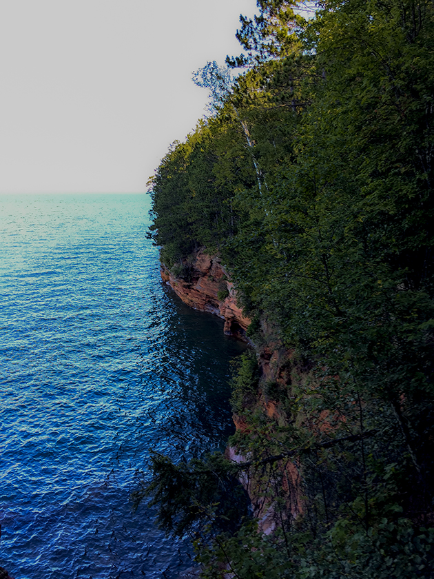 The Lakeshore Trail at the Apostle Islands National Lakeshore
