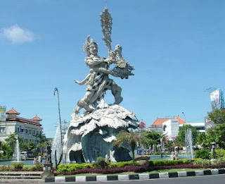 Dewa Ruci statue repainted ~ Bali Orti, tour and travel guide in Bali