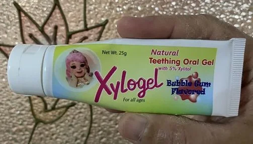 Xylogel oral teething gel as quick relief for teething pain