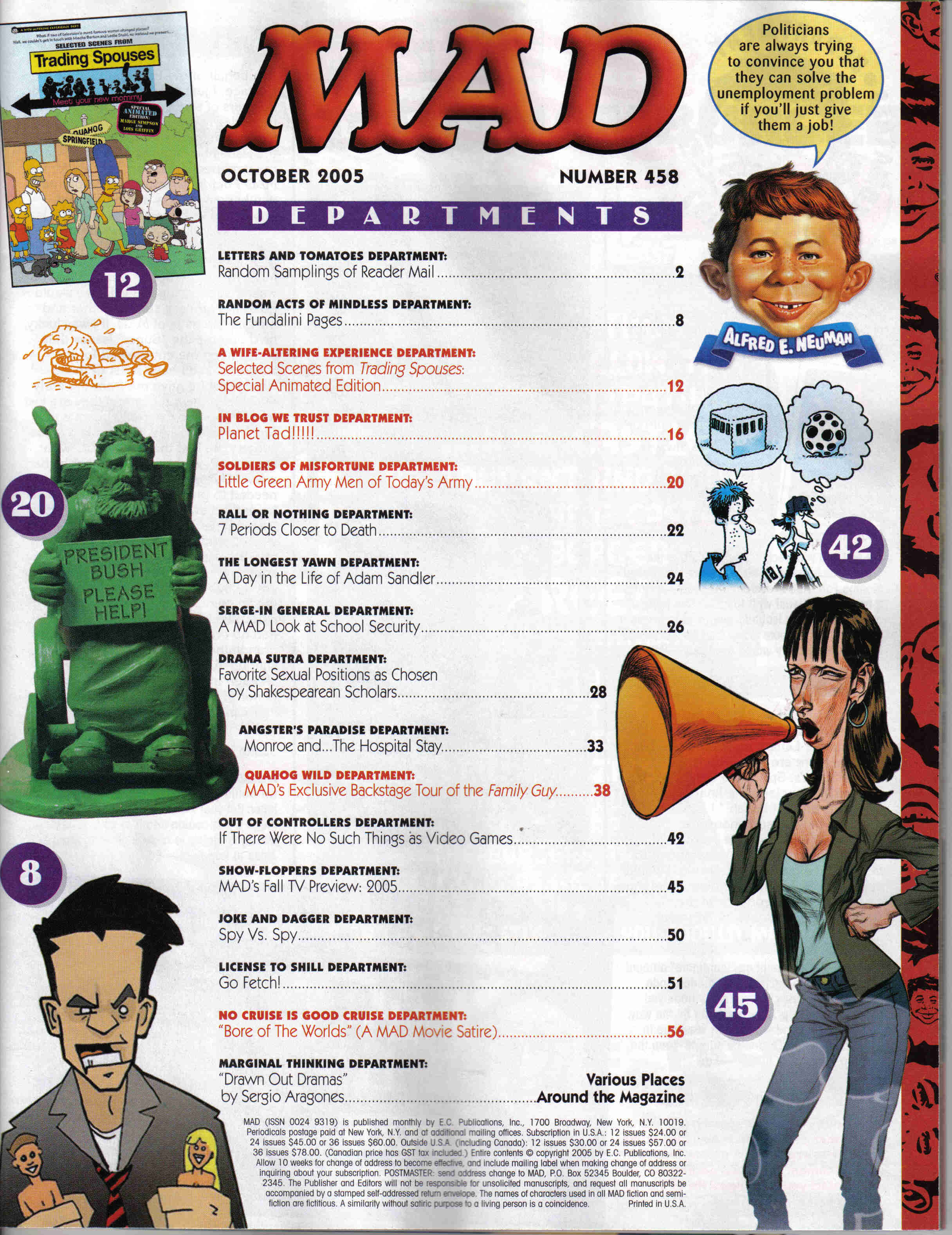 Read online MAD comic -  Issue #458 - 2