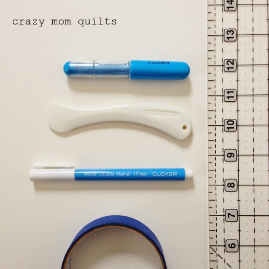 crazy mom quilts Machine Quilting 101 marking your quilt