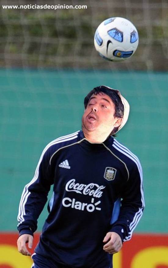 Humor: Messi retocado con Photoshop