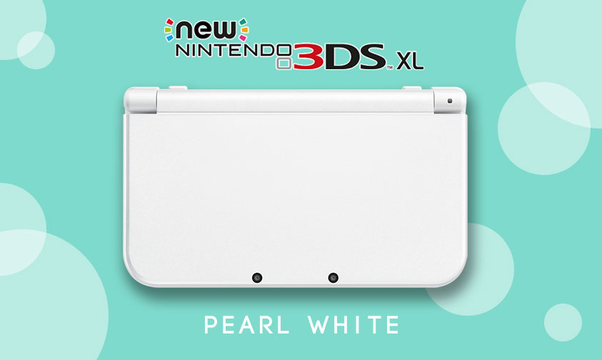White nintendo. New Nintendo 3ds White. New Nintendo 3ds XL Metallic Blue. New Nintendo 3ds XL White. New 3ds XL White back.