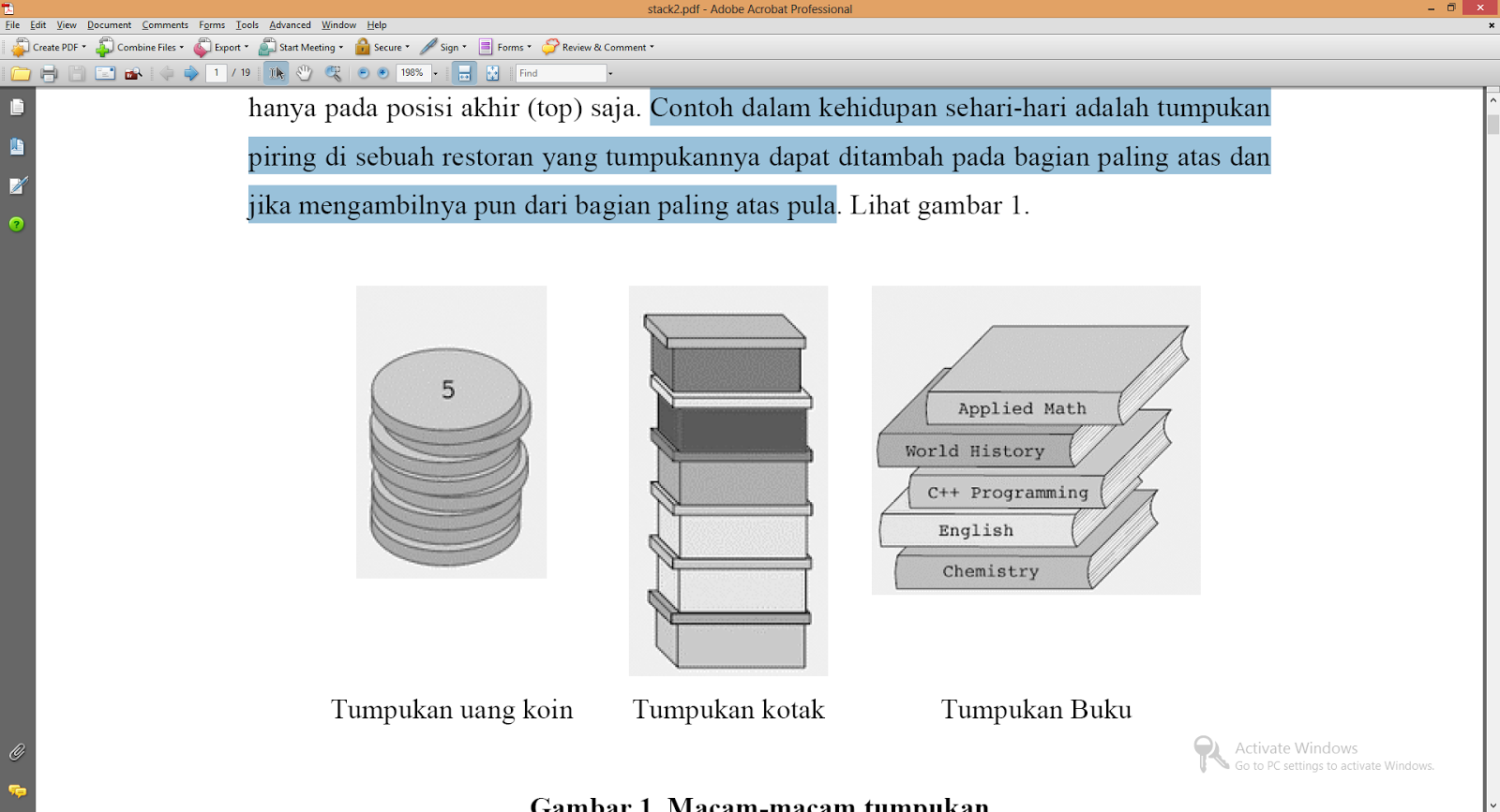ANNISA FILLANI GUSLIA (CHA): Stack (Praktikum Struktur data)