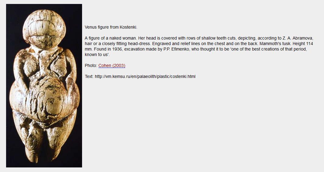 Kenney Mencher Why is the “Venus of Willendorf,” so important.