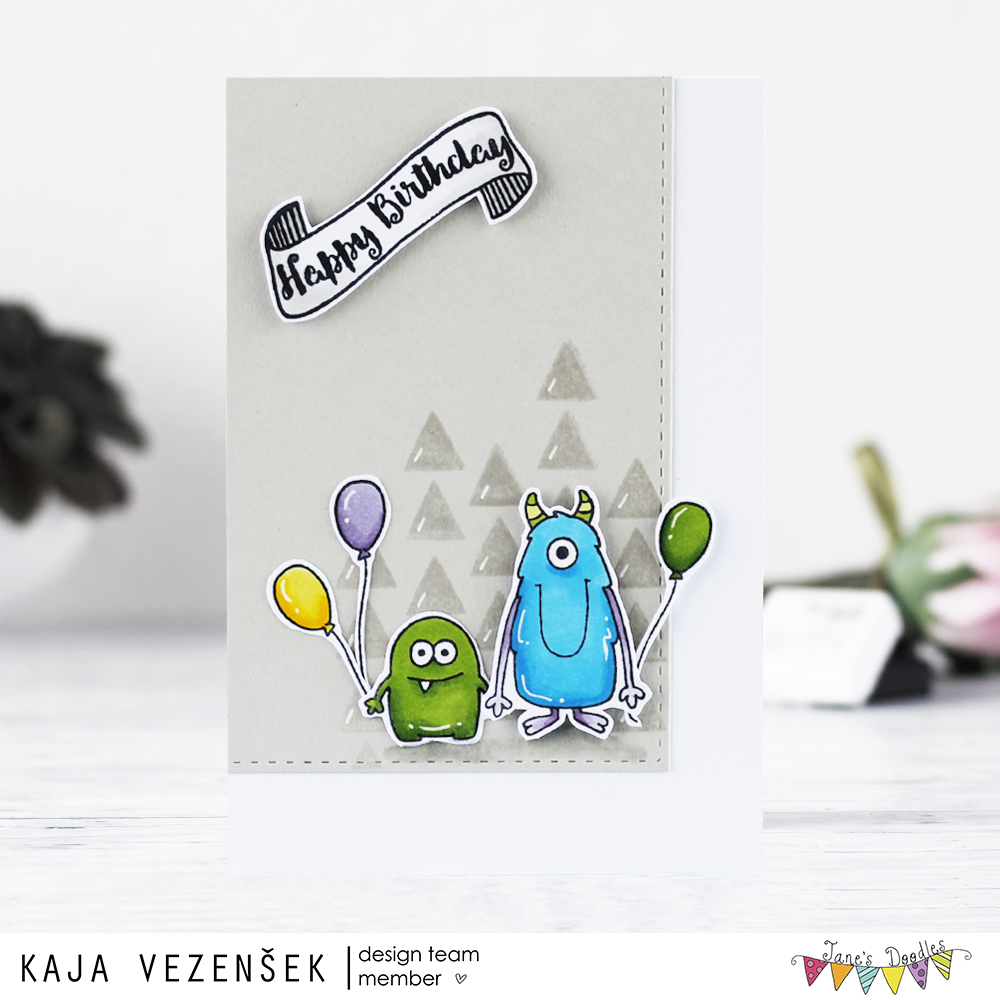 Little party monsters | JANE'S DOODLES Little party monsters | JANE'S DOODLES
