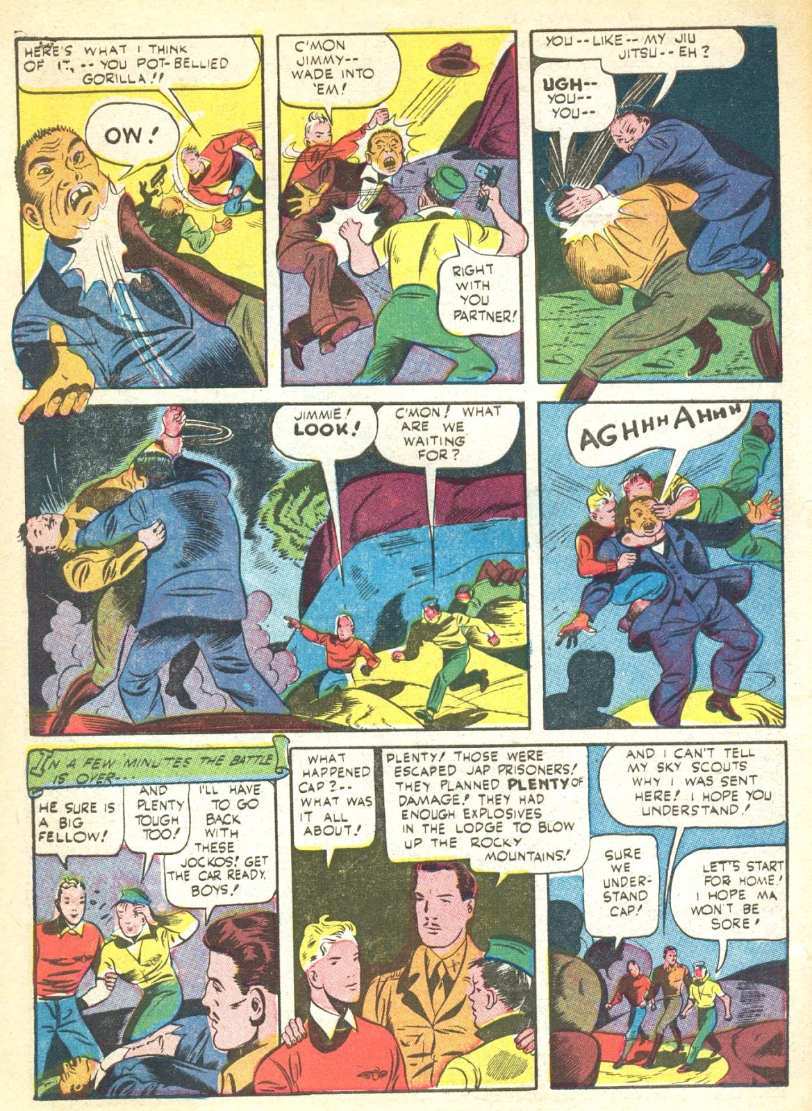Captain Aero Comics issue 15 - Page 44