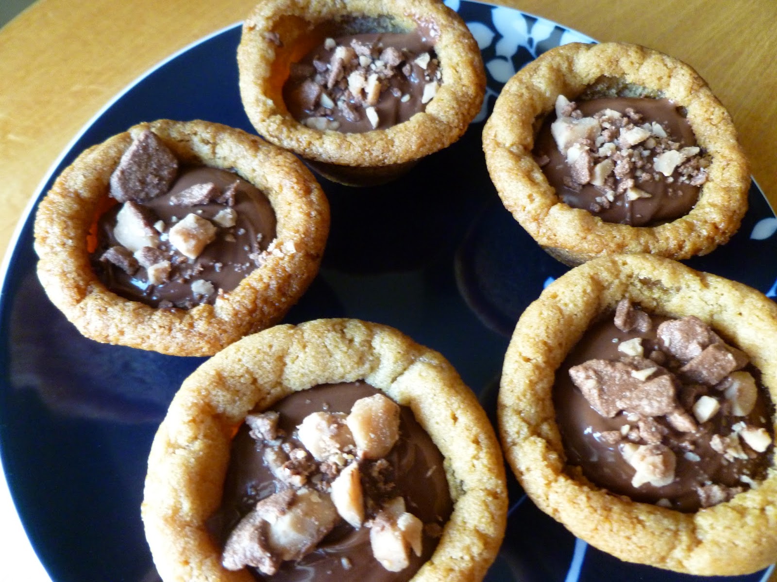 The Pastry Chef's Baking Mini Nutella Cookie Cups