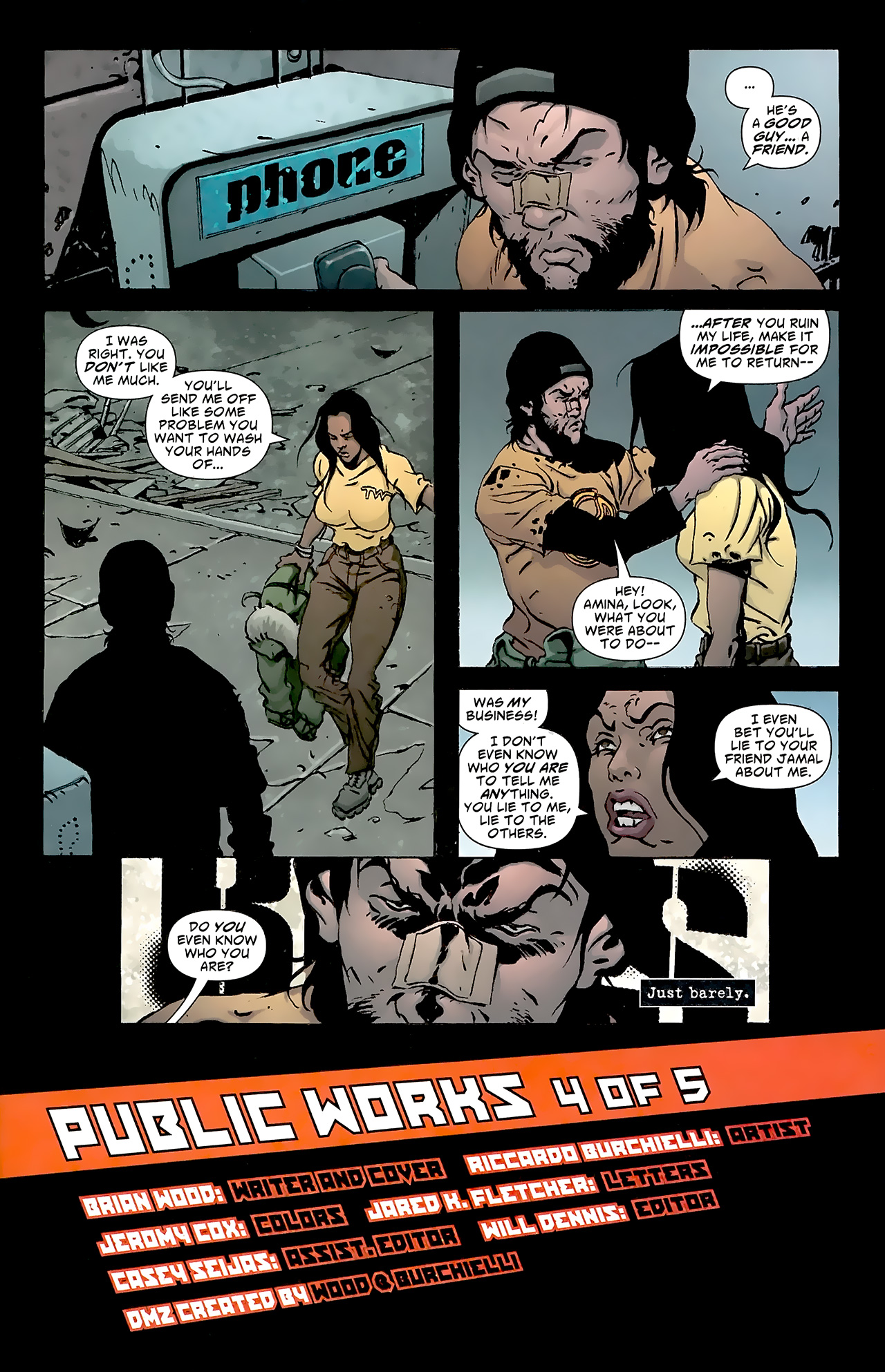 Read online DMZ (2006) comic -  Issue #16 - 4