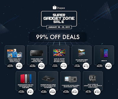 Shopee brings back the Super Gadget Zone Sale with up to 99% off on popular gadgets like Phones, HD TVs, Action Cameras and more