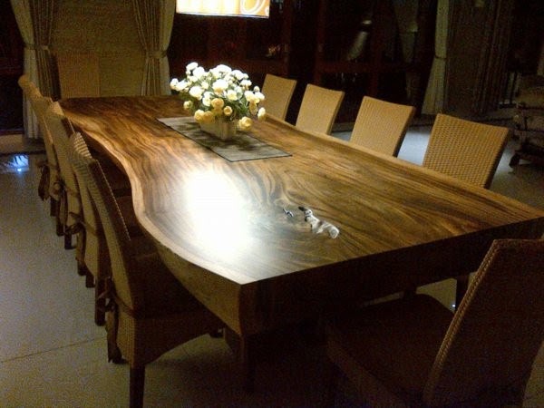 Interesting examples for modern solid wood table